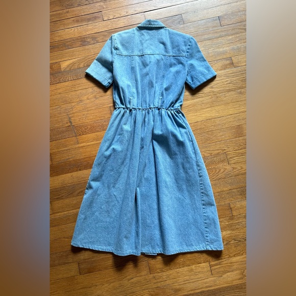 Vtg 90s Denim Dress Small - Picture 5 of 5